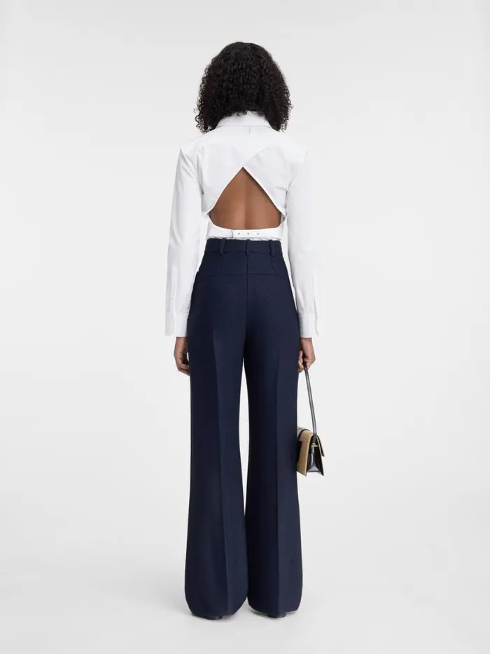 The Sauge Pants Dark Navy Women JACQUEMUS Suits The Sauge Pants Dark Navy Women JACQUEMUS Suits