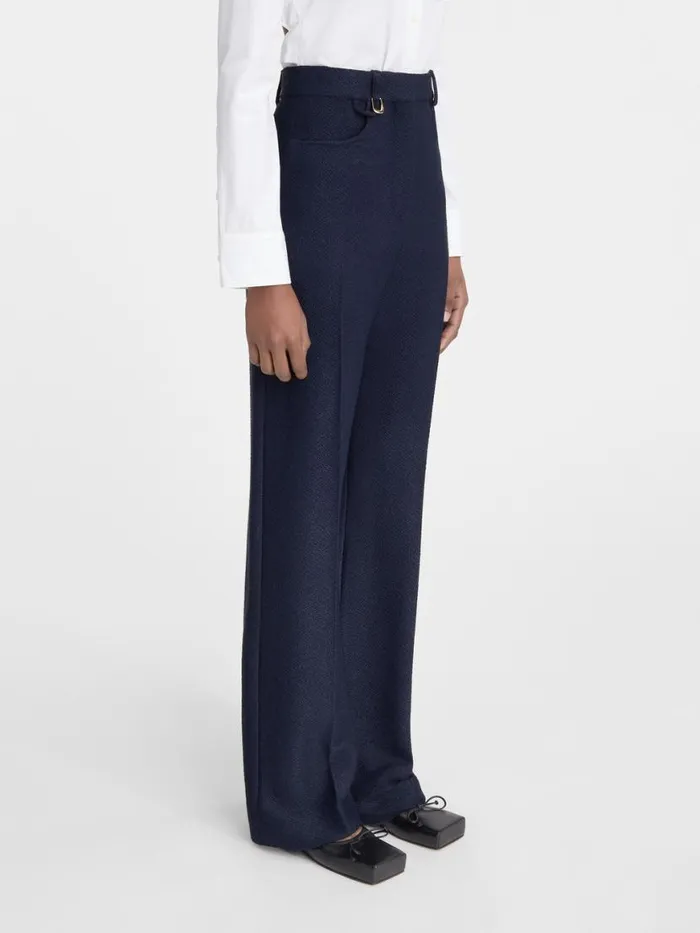 The Sauge Pants Dark Navy Women JACQUEMUS Suits The Sauge Pants Dark Navy Women JACQUEMUS Suits