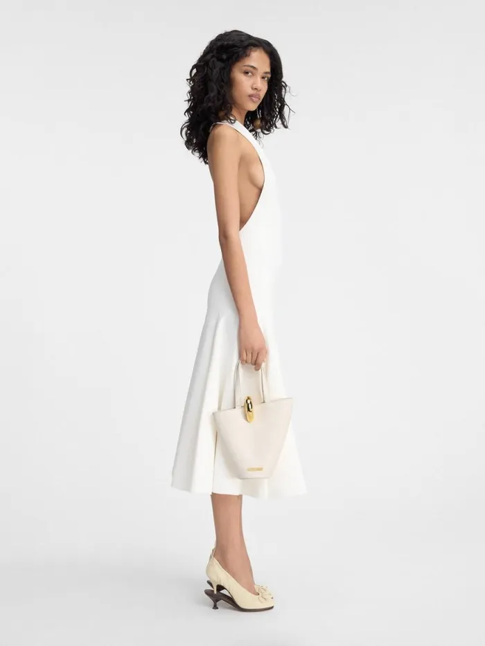 The Small Bambola Light Ivory Women JACQUEMUS Crossbody and Handbags The Small Bambola Light Ivory Women JACQUEMUS Crossbody and Handbags