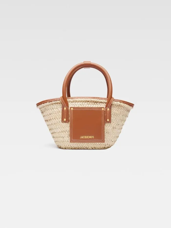 The Small Soli Basket Light Brown Women JACQUEMUS Crossbody and Handbags