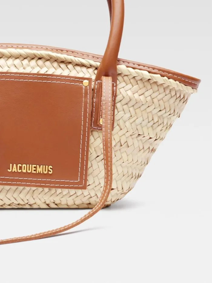 The Small Soli Basket Light Brown Women JACQUEMUS Crossbody and Handbags The Small Soli Basket Light Brown Women JACQUEMUS Crossbody and Handbags