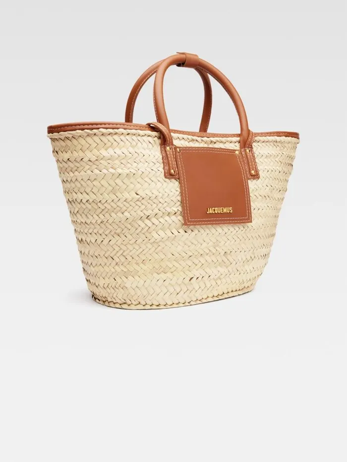 The Soli Basket Light Brown Women JACQUEMUS Crossbody and Handbags The Soli Basket Light Brown Women JACQUEMUS Crossbody and Handbags