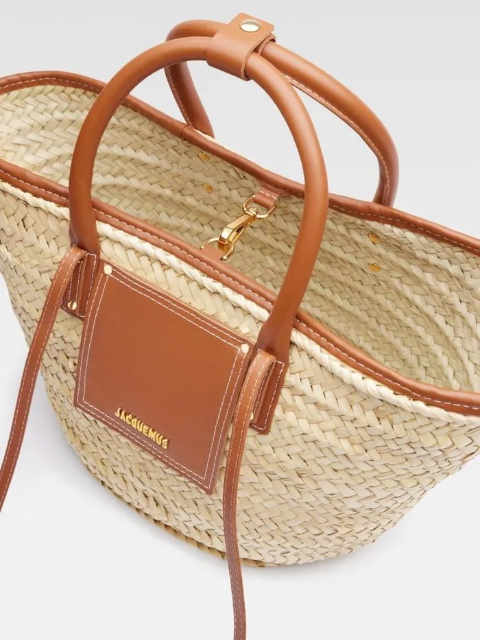 The Soli Basket Light Brown Women JACQUEMUS Crossbody and Handbags The Soli Basket Light Brown Women JACQUEMUS Crossbody and Handbags