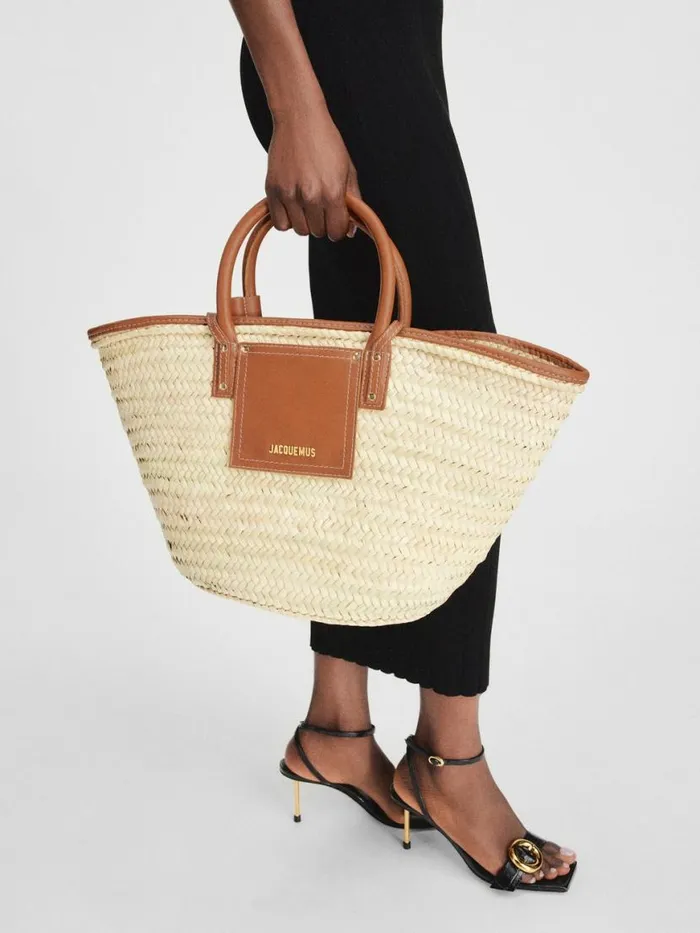 The Soli Basket Light Brown Women JACQUEMUS Crossbody and Handbags The Soli Basket Light Brown Women JACQUEMUS Crossbody and Handbags