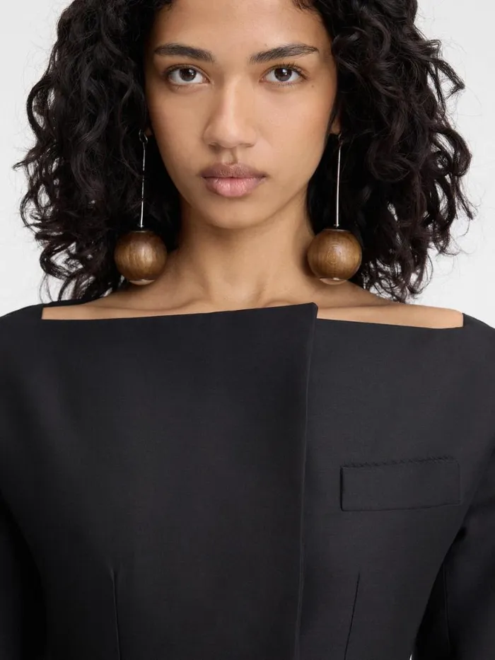The Spalla Dress Black Women JACQUEMUS Dresses and Skirts The Spalla Dress Black Women JACQUEMUS Dresses and Skirts