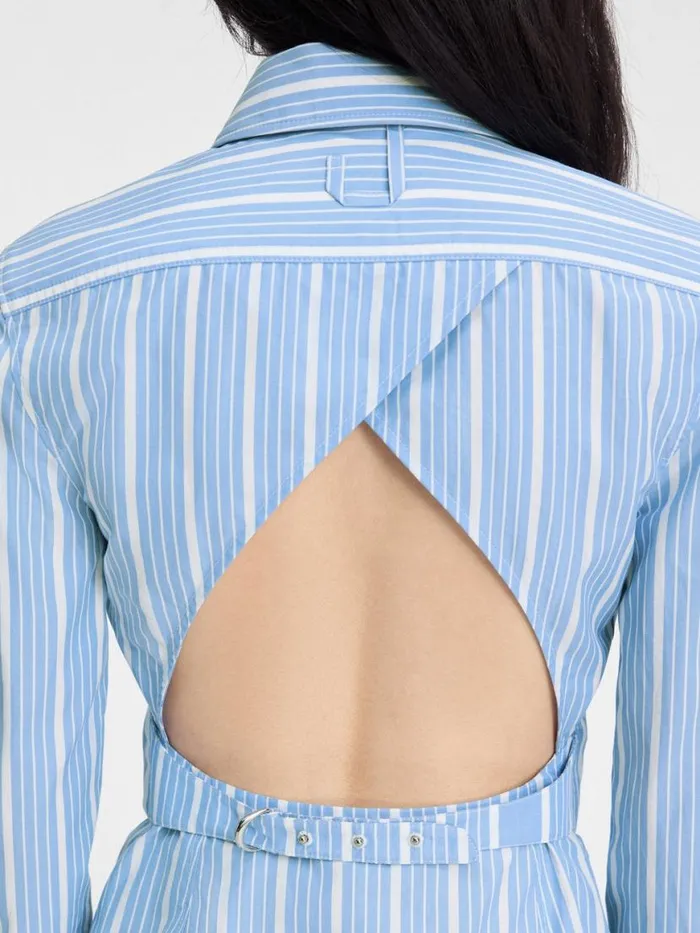 The Suit Shirt Jacquard Bluewhite Women JACQUEMUS Tops and Shirts The Suit Shirt Jacquard Bluewhite Women JACQUEMUS Tops and Shirts