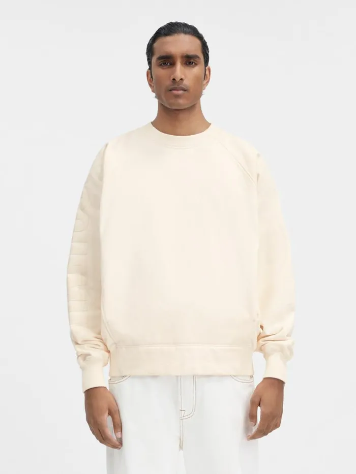 The Typo Sweatshirt Light Beige Men JACQUEMUS Sweatshirts and Joggings