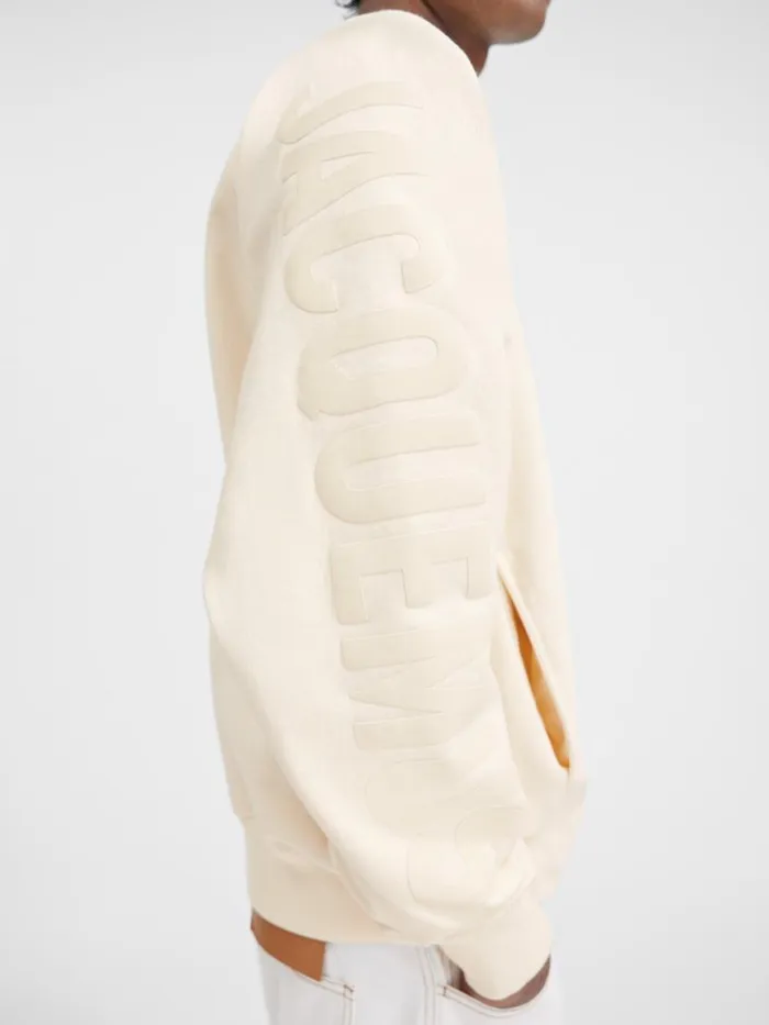 The Typo Sweatshirt Light Beige Men JACQUEMUS Sweatshirts and Joggings The Typo Sweatshirt Light Beige Men JACQUEMUS Sweatshirts and Joggings