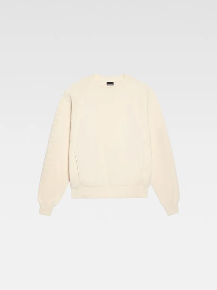 The Typo Sweatshirt Light Beige Men JACQUEMUS Sweatshirts and Joggings The Typo Sweatshirt Light Beige Men JACQUEMUS Sweatshirts and Joggings