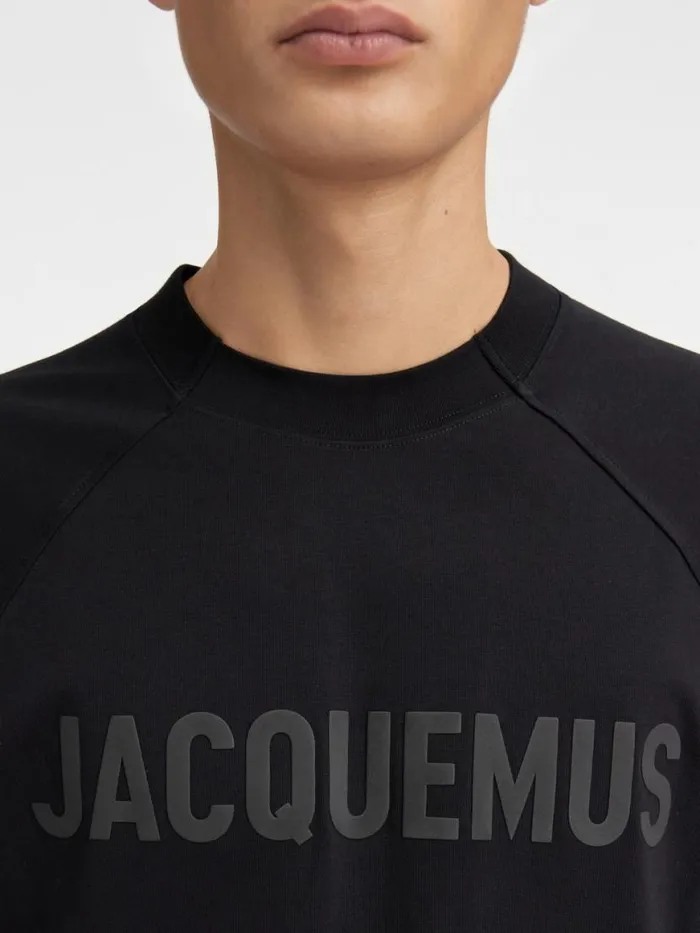 The Typo Tshirt Black Men JACQUEMUS Tshirts The Typo Tshirt Black Men JACQUEMUS Tshirts