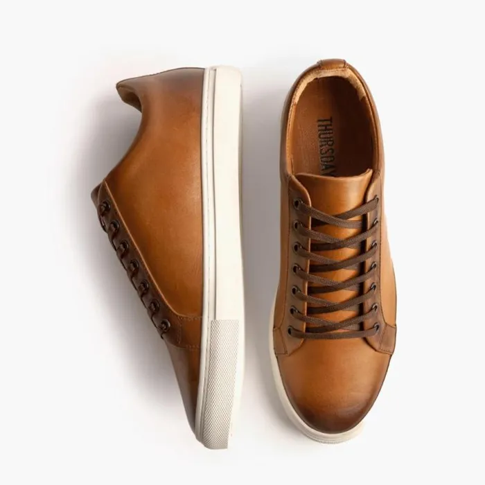 Thursday Boots Bold Leathers Premier Low Top Toffee 8211 Men Thursday Boots Bold Leathers Premier Low Top Toffee 8211 Men