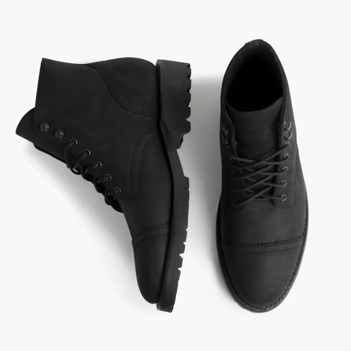 Thursday Boots LaceUp Captain StormKing Black Matte 8211 Men Thursday Boots LaceUp Captain StormKing Black Matte 8211 Men
