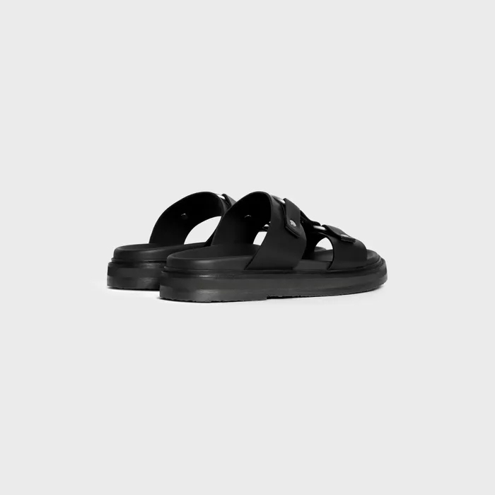 Tippi In Calfskin 8211 Vegetal Tanning Black Men CELINE SANDALS