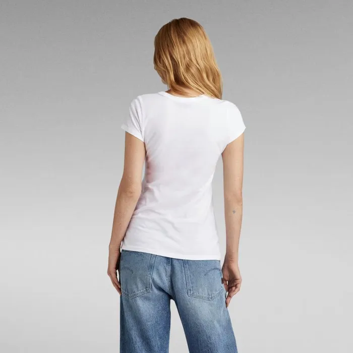 Tops and Tshirts Women GStar RAW Graphic 1 Slim Top White
