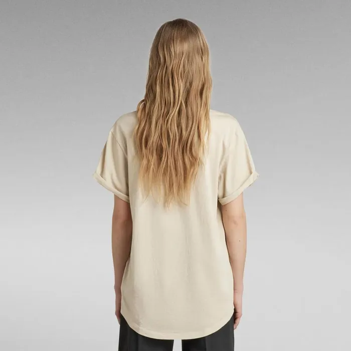 Tops and Tshirts Women GStar RAW Lash Fem Loose TShirt Brown Rice