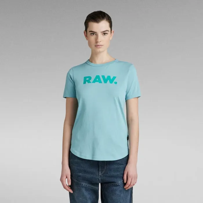 Tops and Tshirts Women GStar RAW RAW Slim TShirt Ocean