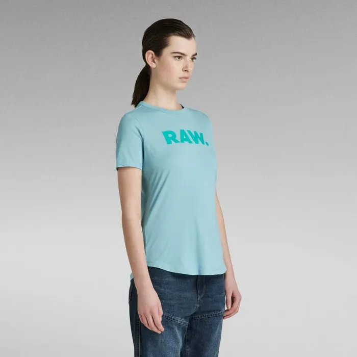 Tops and Tshirts Women GStar RAW RAW Slim TShirt Ocean