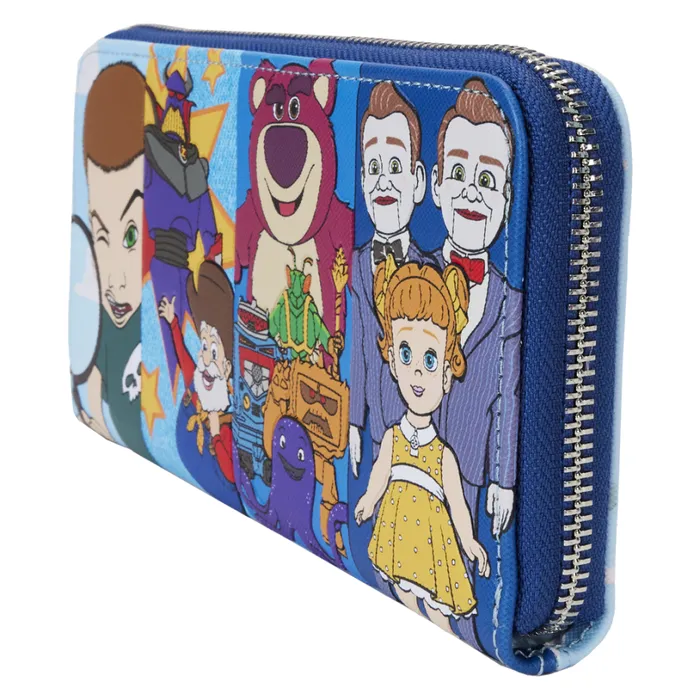 Toy Story Movie Collab Baddies Zip Around Wristlet Wallet Unisex Loungefly Bags and Wallets Toy Story Movie Collab Baddies Zip Around Wristlet Wallet Unisex Loungefly Bags and Wallets