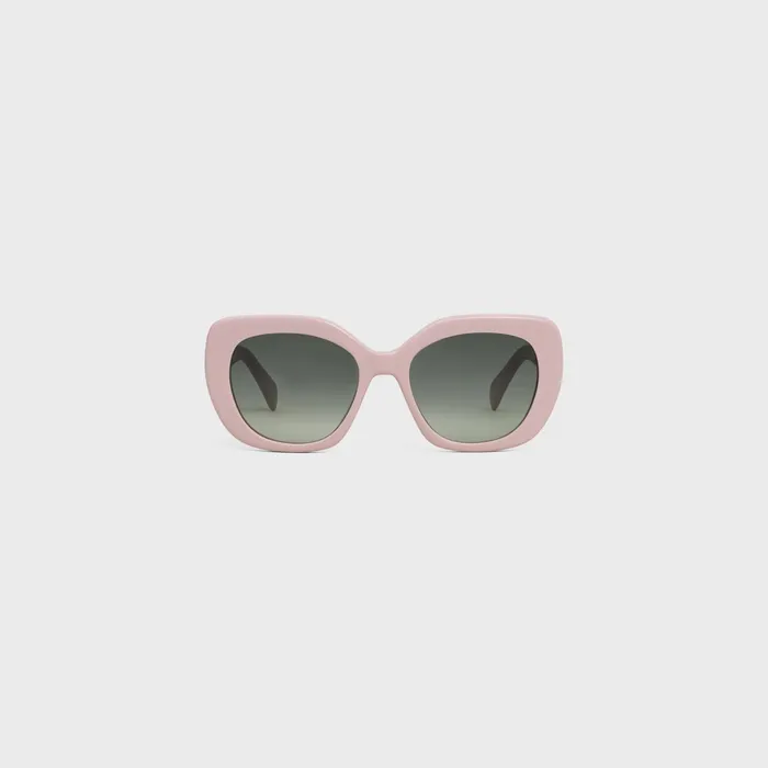 Triomphe 06 Sunglasses In Acetate Pastel Pink Women CELINE SUNGLASSES