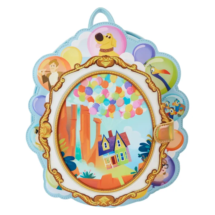 Up Exclusive 15th Anniversary Carl and Ellie Cameo Mini Backpack Unisex Loungefly Backpacks Up Exclusive 15th Anniversary Carl and Ellie Cameo Mini Backpack Unisex Loungefly Backpacks