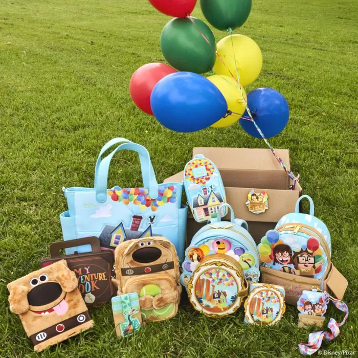 Up Exclusive 15th Anniversary Carl and Ellie Cameo Mini Backpack Unisex Loungefly Backpacks Up Exclusive 15th Anniversary Carl and Ellie Cameo Mini Backpack Unisex Loungefly Backpacks