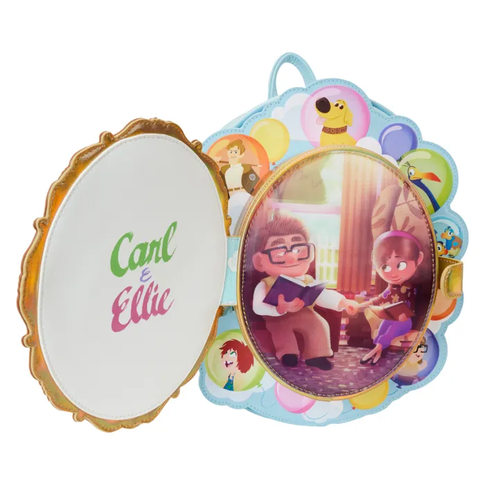Up Exclusive 15th Anniversary Carl and Ellie Cameo Mini Backpack Unisex Loungefly Backpacks Up Exclusive 15th Anniversary Carl and Ellie Cameo Mini Backpack Unisex Loungefly Backpacks
