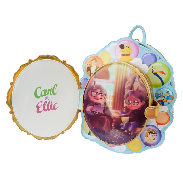 Up Exclusive 15th Anniversary Carl and Ellie Cameo Mini Backpack Unisex Loungefly Backpacks Up Exclusive 15th Anniversary Carl and Ellie Cameo Mini Backpack Unisex Loungefly Backpacks