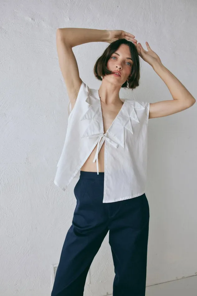 Vests Women VRG GRL Zella Top White