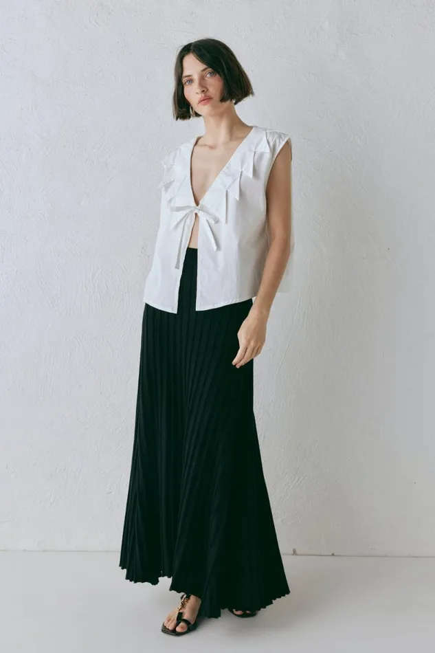 Vests Women VRG GRL Zella Top White Vests Women VRG GRL Zella Top White