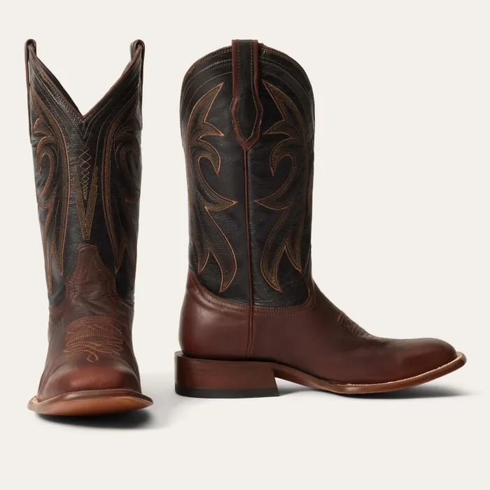Western Men Stetson Cody Boots Brown
