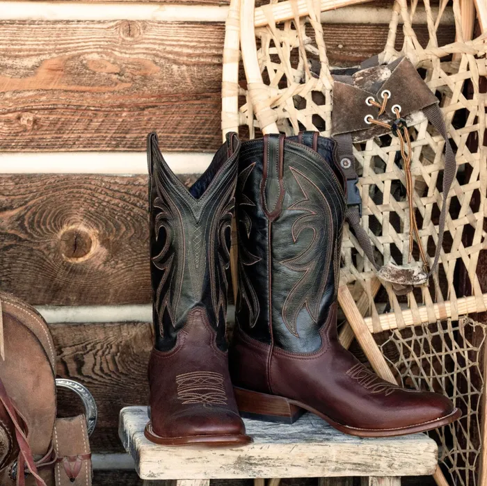 Western Men Stetson Cody Boots Brown
