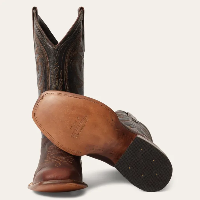 Western Men Stetson Cody Boots Brown