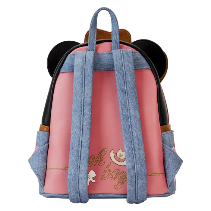 Western Mickey Mouse Cosplay Mini Backpack Unisex Loungefly Backpacks Western Mickey Mouse Cosplay Mini Backpack Unisex Loungefly Backpacks