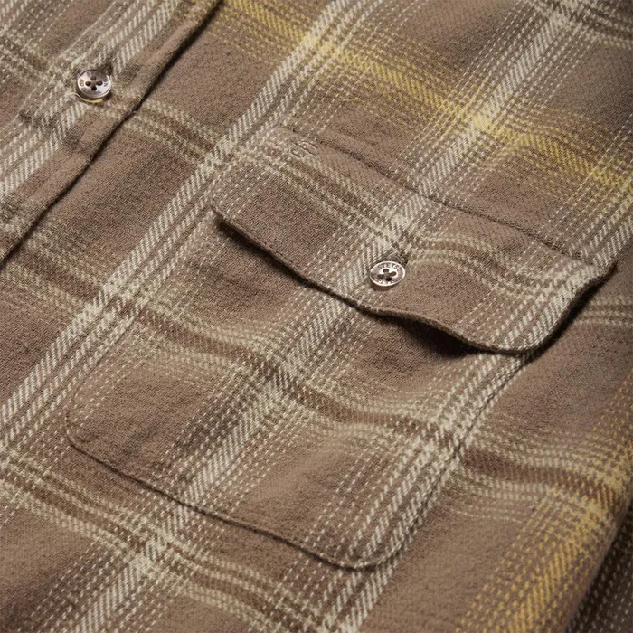 Western Shirts Men Stetson Brown Flannel ButtonFront Shirt Brown