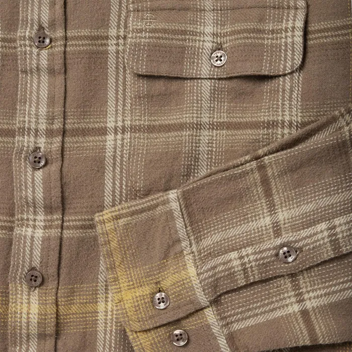 Western Shirts Men Stetson Brown Flannel ButtonFront Shirt Brown