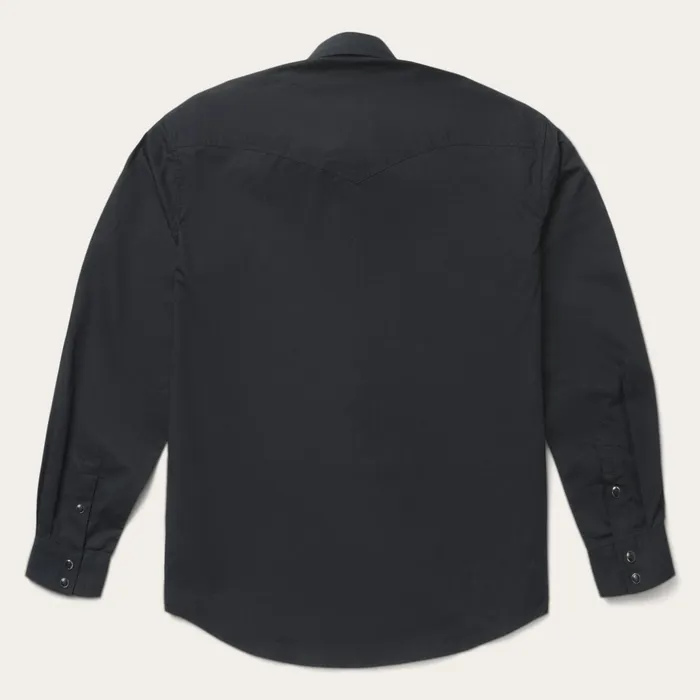 Western Shirts Men Stetson Classic Western Shirt In Black Black