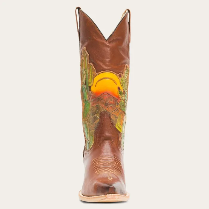 Western Women Stetson Goldie Boots Brown