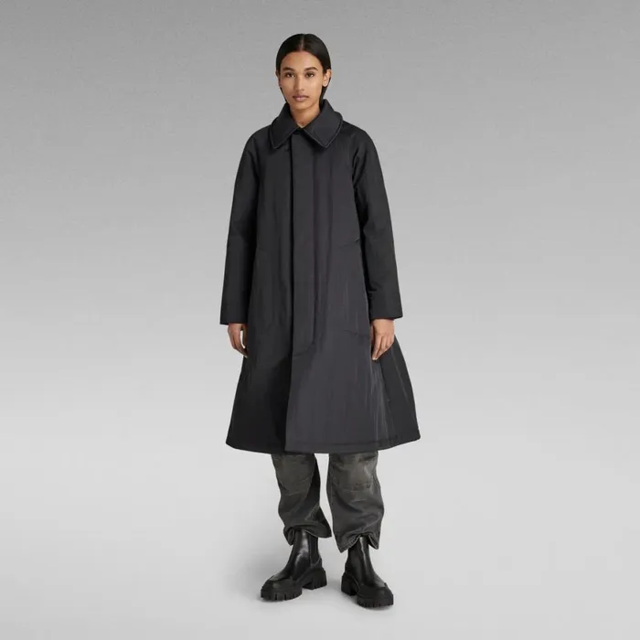 Winter Coats Women GStar RAW Padded Wide Trench Caviar