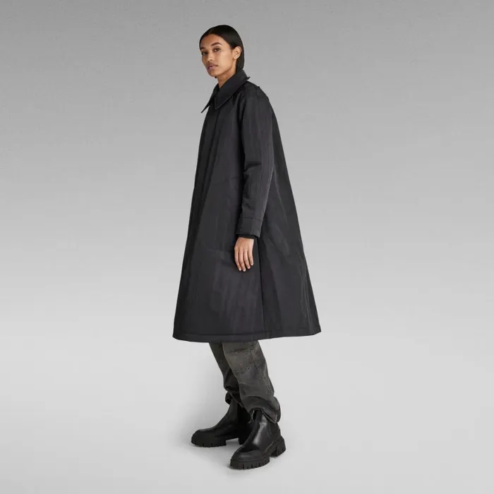 Winter Coats Women GStar RAW Padded Wide Trench Caviar