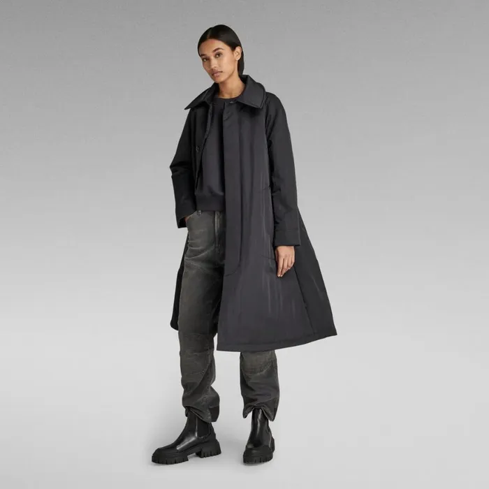 Winter Coats Women GStar RAW Padded Wide Trench Caviar