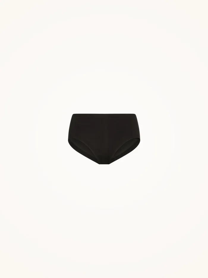 Wolford Cotton Contour Panty Black Women Bras and Bottoms Wolford Cotton Contour Panty Black Women Bras and Bottoms