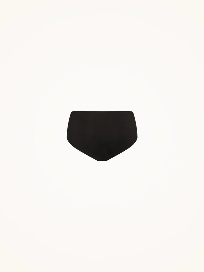 Wolford Cotton Contour Panty Black Women Bras and Bottoms Wolford Cotton Contour Panty Black Women Bras and Bottoms