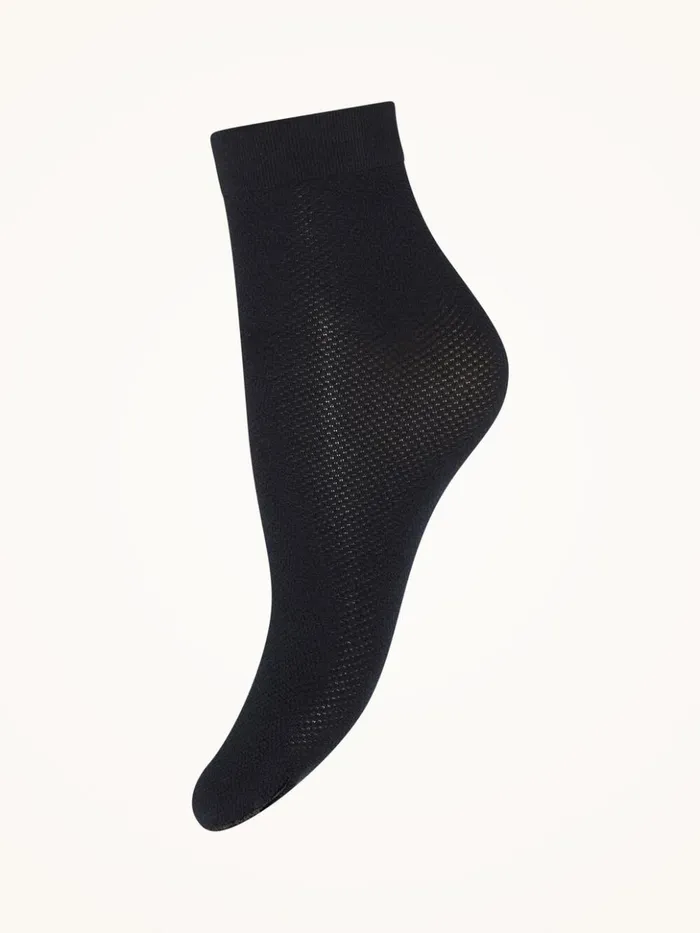 Wolford Cotton Net Socks Deep Night Women Socks
