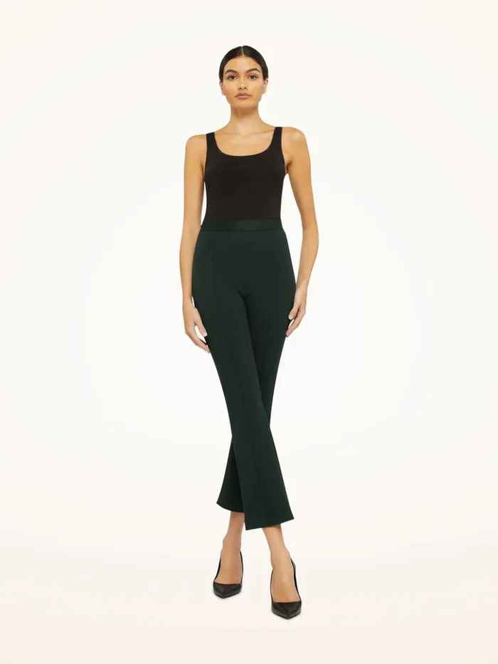 Wolford Grazia Trousers Deep Green Women Trousers and Jumpsuits
