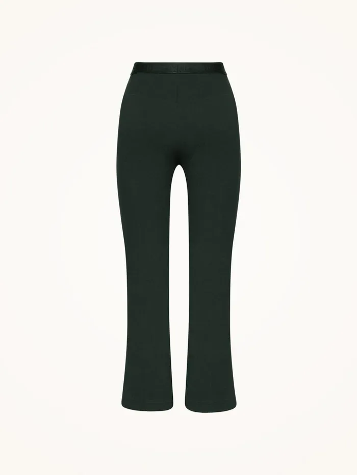 Wolford Grazia Trousers Deep Green Women Trousers and Jumpsuits