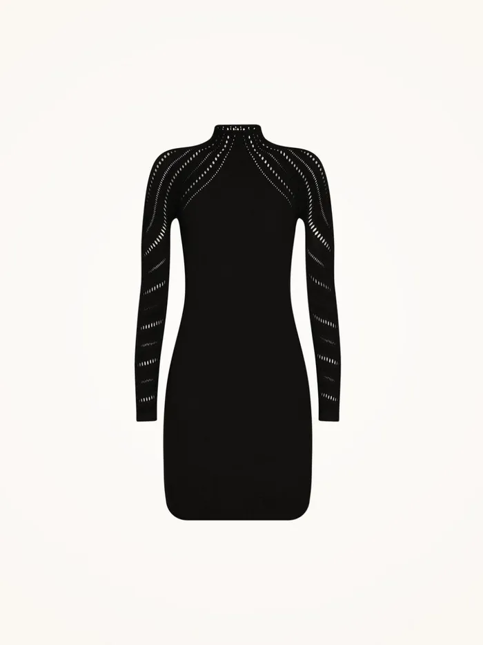 Wolford Holes Effect Dress Black Women Dresses and Skirts
