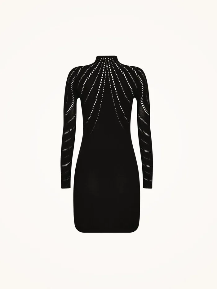 Wolford Holes Effect Dress Black Women Dresses and Skirts