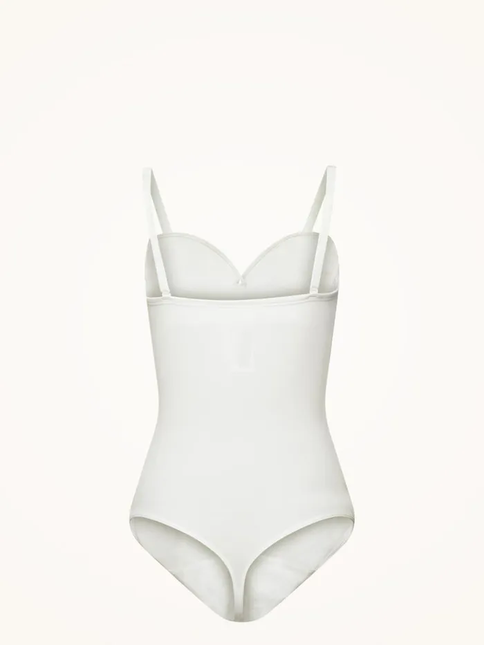 Wolford Mat De Luxe Form String Body White Women Bodies and Dresses