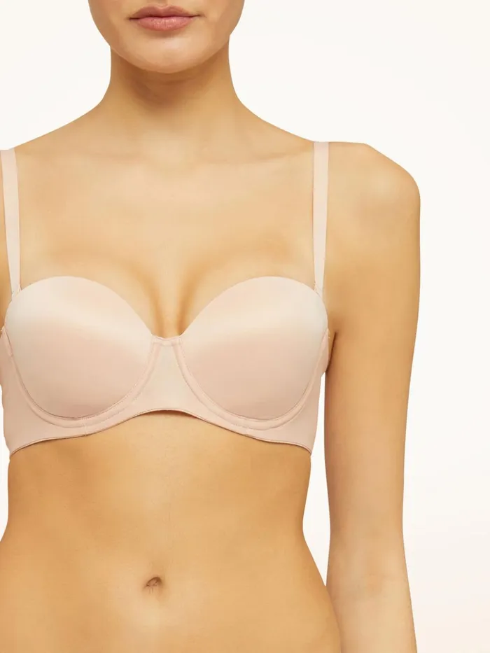 Wolford Sheer Touch Bandeau Bra Rosepowder Women Bras and Bottoms Wolford Sheer Touch Bandeau Bra Rosepowder Women Bras and Bottoms