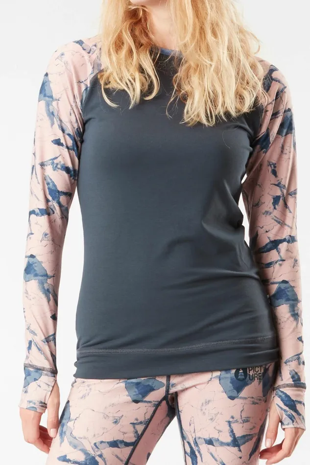 Woman MILITA PRINTED TOP Picture Organic Clothing Firstlayer